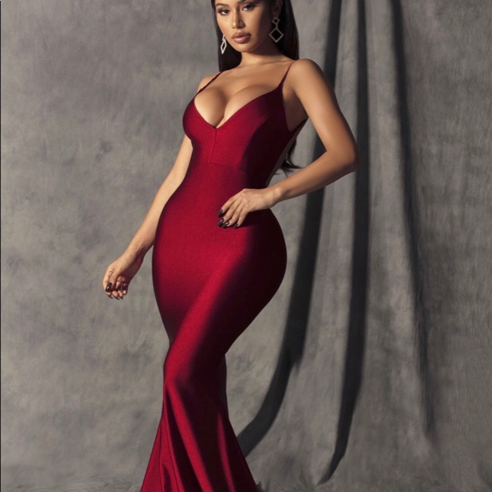 Fashion Nova Walk Behind Me Maxi Dress